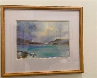 Scarista by David Miles - watercolor