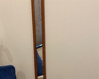 Handcrafted wood art mirror