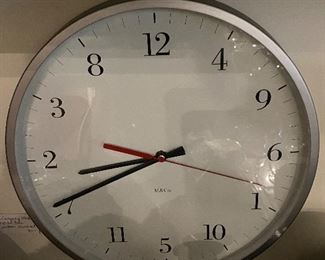 M & Co. wall clock- German movement