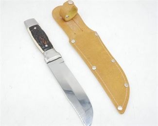 Colonial Prov USA Fixed Blade Knife w/Sheath
