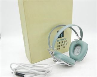 Vintage Sony Stereo Headset DR-3C
