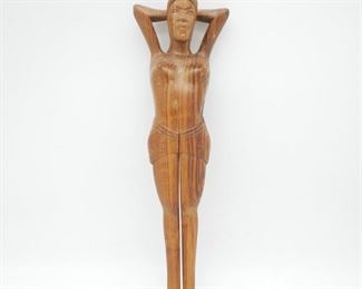 Carved Wood Nut Cracker
