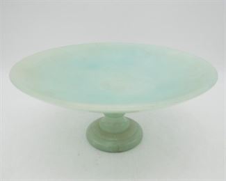 Hand Carved Genuine Alabaster Cake Stand

