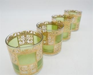 Vintage Culver "Prado" Lowball Drinking Glasses (Set of 4)
