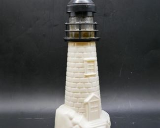 Vintage Old Spice Lighthouse Decanter Deluxe Cologne
