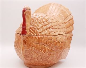Ceramic Turkey Container
