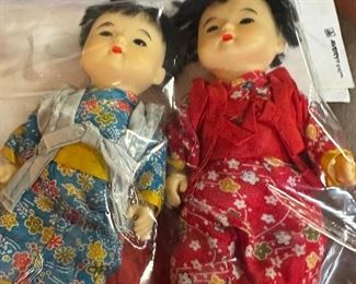 Vintage Japanese dolls 