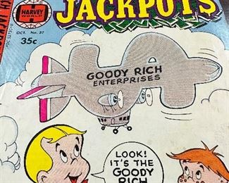 Part of a collection of comic books