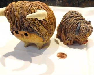 Unique Buffalo Pottery Pieces