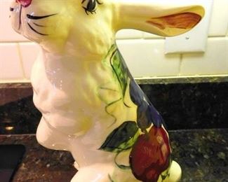 Painted Bunny Figure