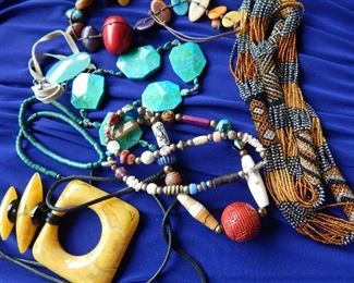 Beaded and Chunky Necklaces