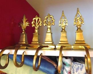 Brass Stocking Hangers