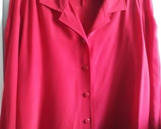 Christian Dior Red Blouse