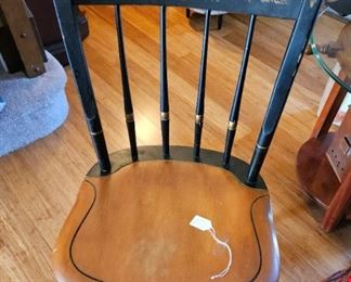 One of a set of 4 Hitchcock Chairs