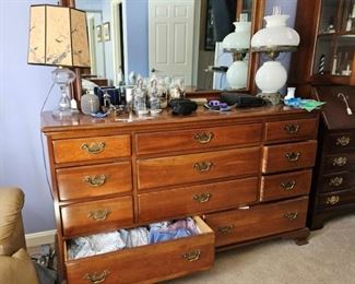 11 Drawer chest and lamps (sold separately)
