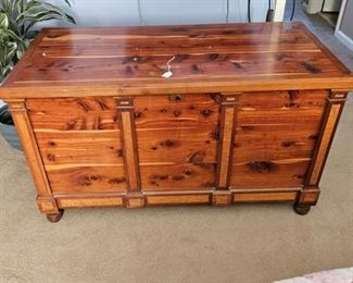 Large, fancy cedar chest