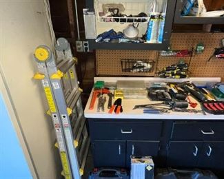 Adjustable Ladder + More Tools
