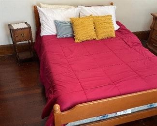 Bed and smoking stand