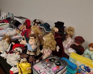 dolls and toys