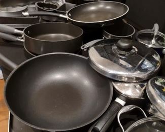 Pots, pans, cooking 