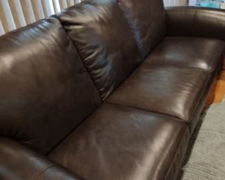 Leather "look" couch