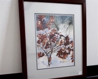Margaret E. Jensen - Watercolor - Spirit of the Snow Birds 