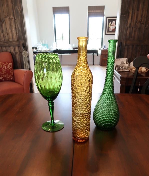 Vintage/MCM  Glass Vases