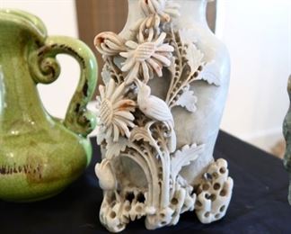 Oriental Soapstone Vase
