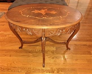 Antique Inlaid Table
