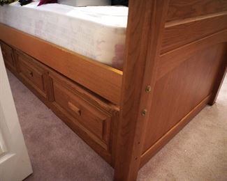 Single Bed with Storage Box drawers