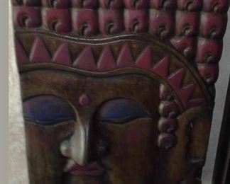 Bali Panel Face of Buddha