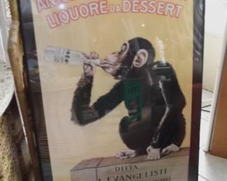 Anisetta Evangelisti Liquore Da Dessert Monkey Poster