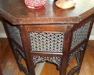Vintage Folding Anglo Indian Occasional Table