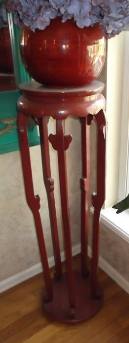 Vintage Baker Furniture Asian Plant Stand by Michael Taylor