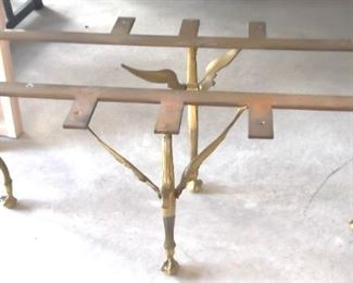 Mid Century Moder Brass Swan Table Base