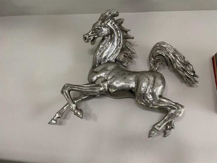 Nickel and Silver horses from the estate of Vegas legend Al Bramlet.