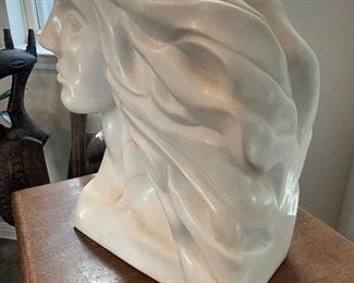 Original marble bust from the estate of Sid Wynn. Used to be in the penthouse of the Polo Club. A piece of Vegas history 