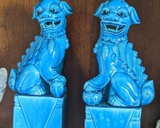 Asian Foo dogs. Good luck for your home