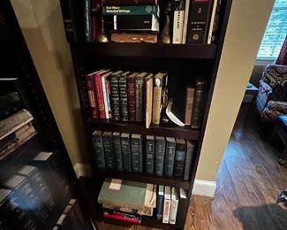 LEATHER BOUND LAW BOOKS AND BOOKCASES STILL AVAILABLE