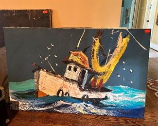 BARN RESCUED ORIGINAL 1960s ART, REDUCED 