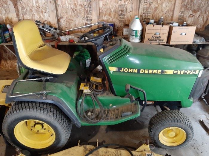 Nice little John Deere.  It runs.  Probably needs oil change etc.
