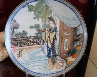 Asian Lady Serving Tea