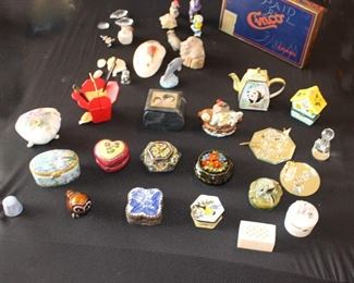 Trinket Boxes and Miniatures