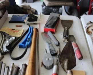 Hand Tools, Scrappers, More