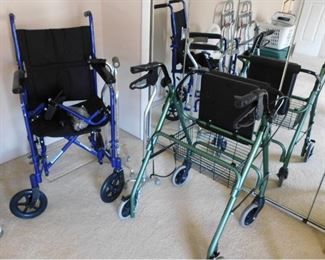Portable Wheelchair and Walker