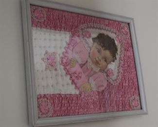 Framed Collage of Baby