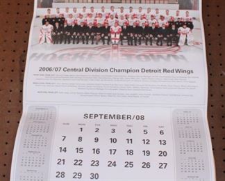 Joe Louis Hockey 2008 Calendar