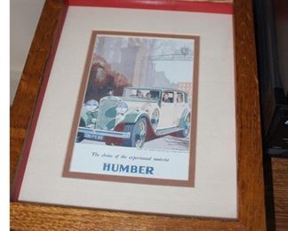 Nicely Framed Car Art