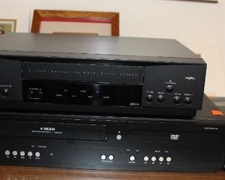 RCA VCR Player Sanyo 4Head DVD Player