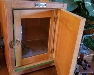 A look inside the antique incubator